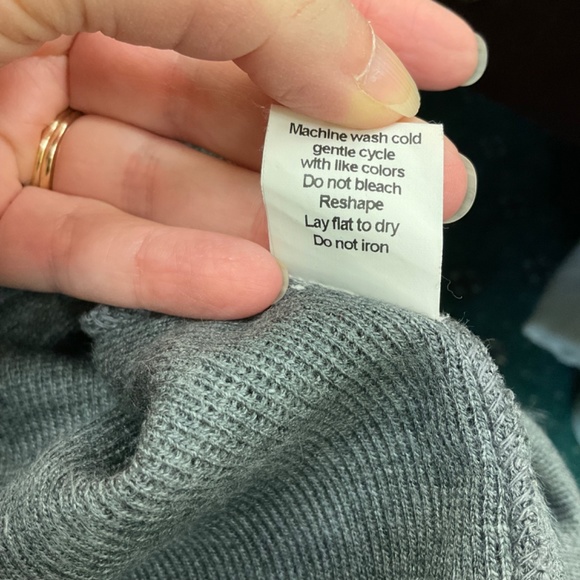 Elementz Midi Knit Skirt Gray Sz M Made in USA - Picture 8 of 8